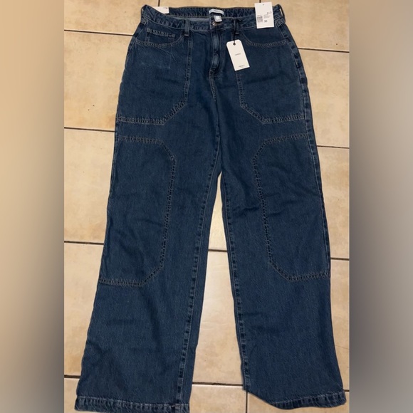 straight leg cargo jeans - Picture 1 of 10